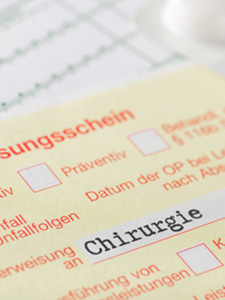 Bild Überweisungsschein Chirurgie