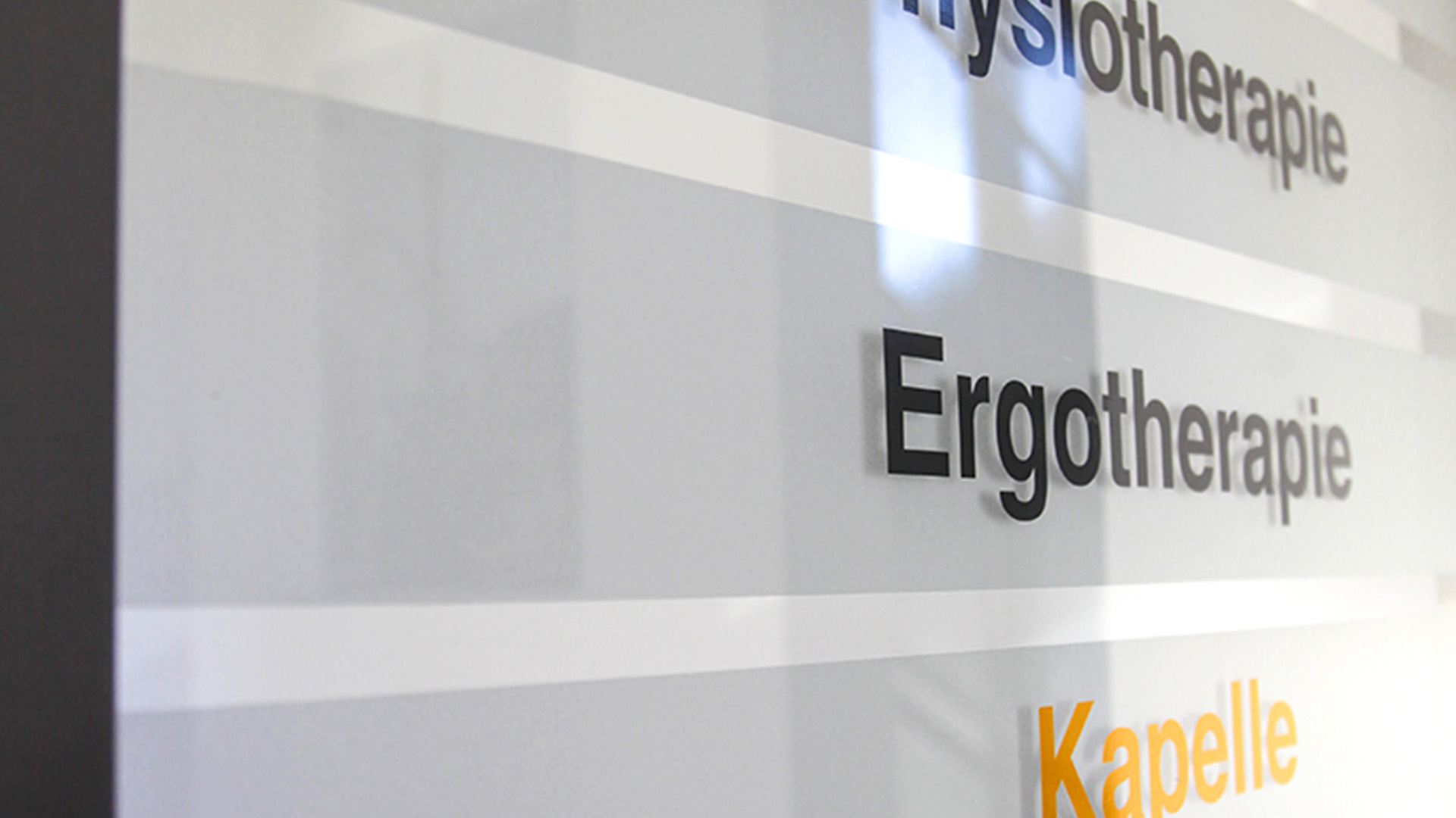 Bild Praxisbeklebung Ergotherapie