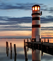 Leuchtturm am Meer/ PDF Verlinkung